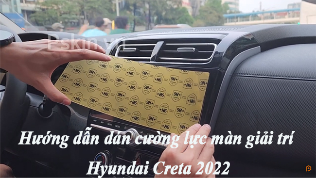 huong dan dan cuo luc man hinh giai tri Hyundai Creta 2022