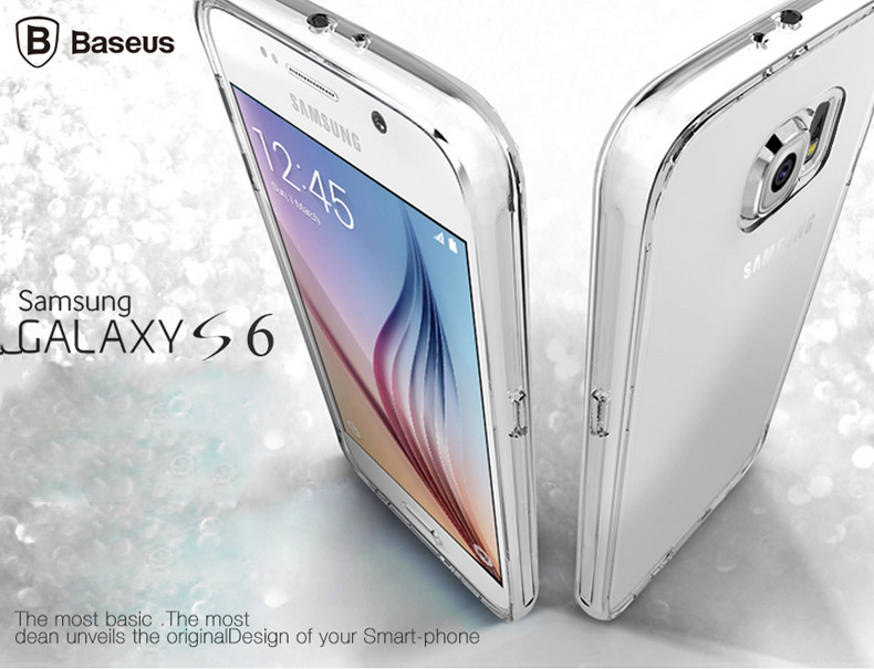Ốp lưng trong suốt Galaxy S6 hiệu Baseus chính hãng