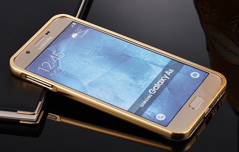 Ốp lưng nguyên khối lưng nhựa bóng Samsung Galaxy A8